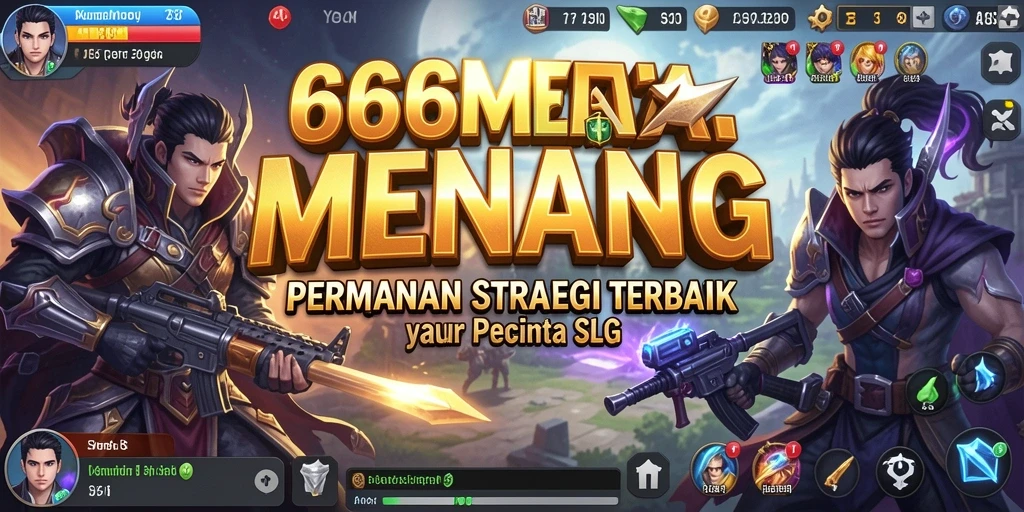 Tangkapan layar menunjukkan aksi pertempuran strategis di 666MENANG.