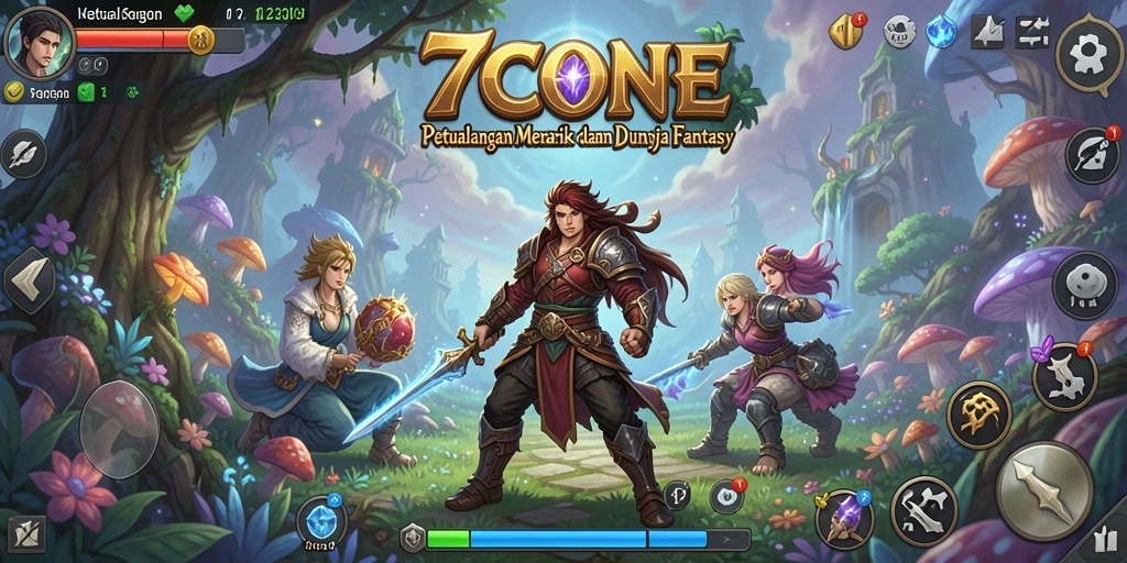 Gameplay petualangan yang epik dan mendebarkan.