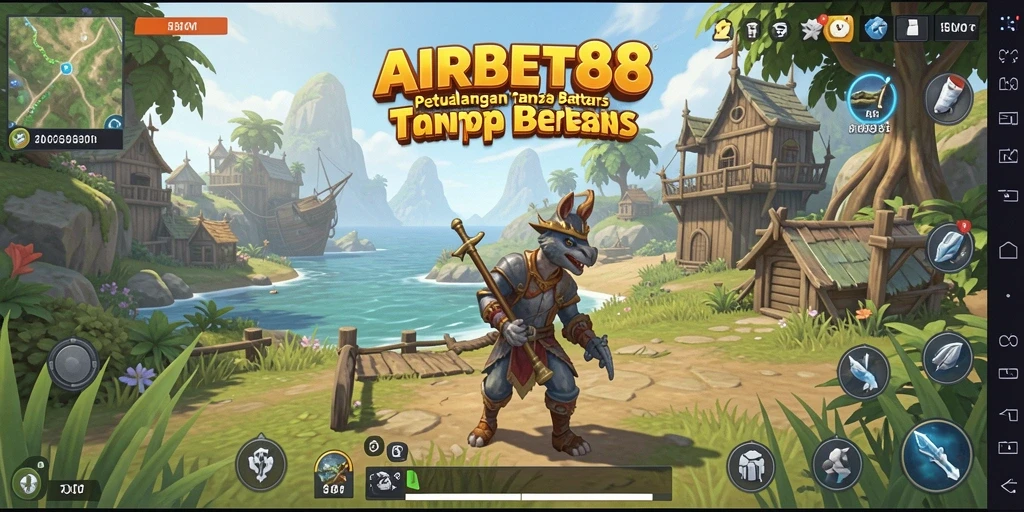 Tampilan gameplay seru dalam dunia terbuka AIRBET88.