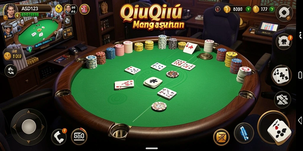 Screenshot gameplay QiuQiu yang seru dan menegangkan.