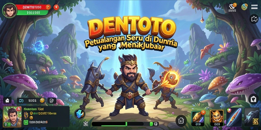 Tampilan menarik dari gameplay DENTOTO yang penuh petualangan.