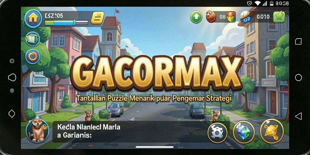 Screenshot GACORMAX menampilkan gameplay Puzzle yang menantang.