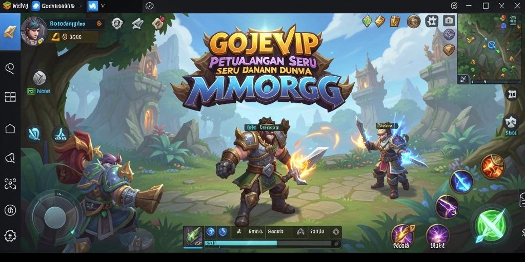 Gameplay seru GOJEKVIP dalam dunia MMORPG yang mendebarkan.