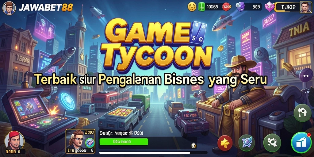 Tampilan gameplay seru di JAWABET88 saat membangun bisnis.