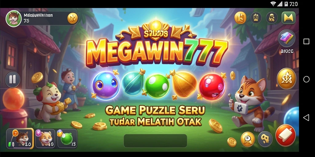 Tampilan gameplay seru dari MEGAWIN777 yang menantang.