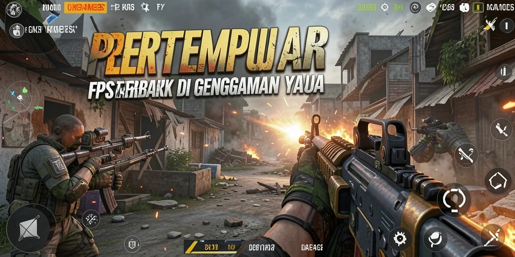 Tangkapan layar menampilkan aksi menegangkan dalam gameplay FPS.