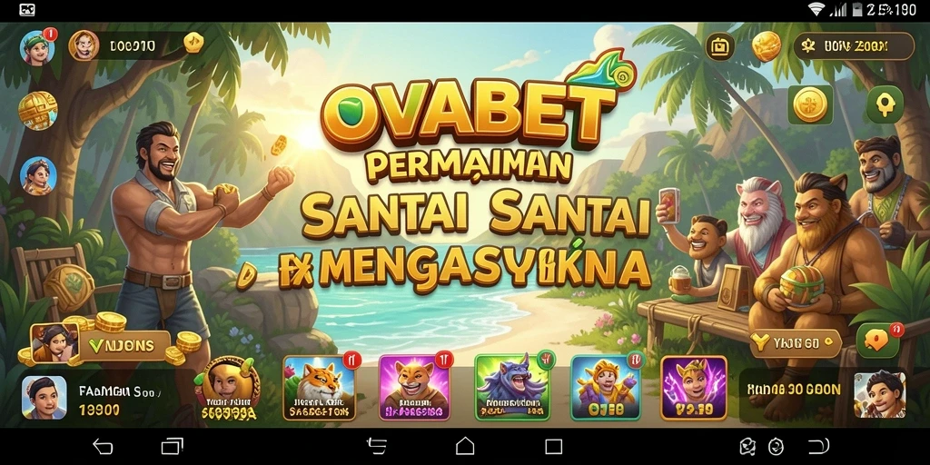 Tampilan gameplay OVABET yang menyenangkan dan interaktif.