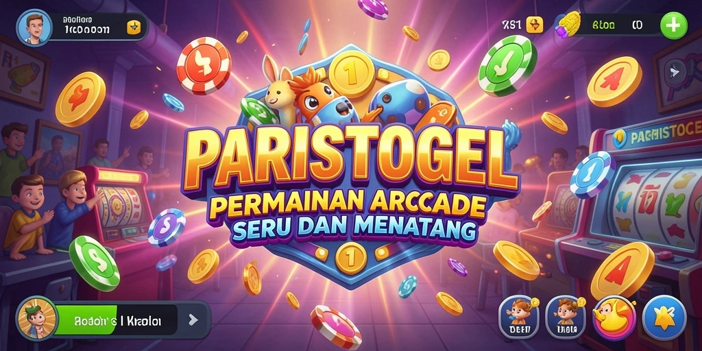 Tangkapan layar PARISTOGEL menampilkan aksi seru dalam permainan Arcade.