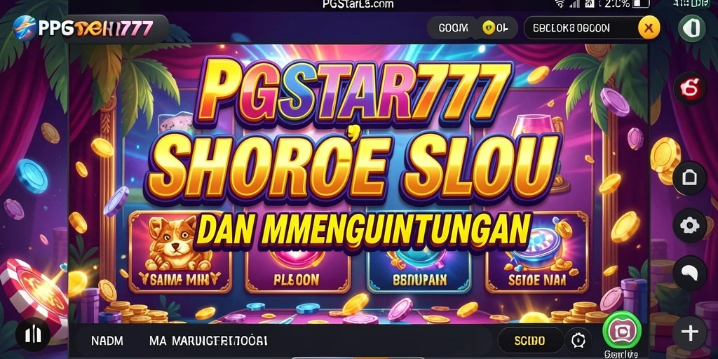 Tangkapan layar PGSTAR777 menunjukkan keseruan gameplay Slot.