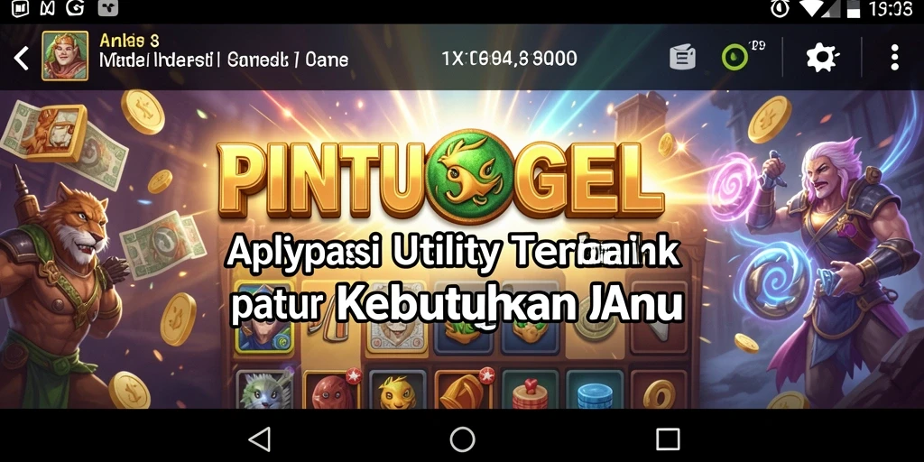 Tampilan antarmuka PINTUTOGEL yang bersih dan intuitif.
