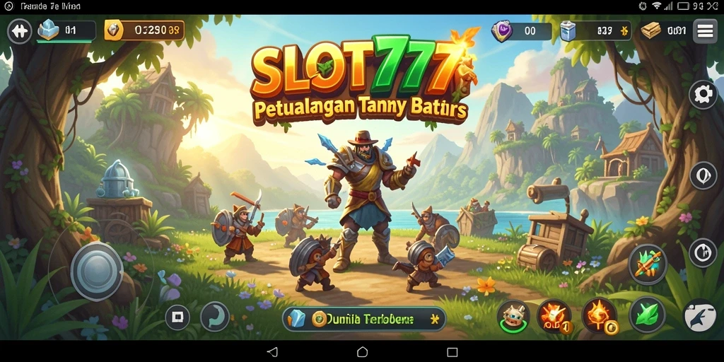 Screenshot gameplay SLOT777 menampilkan aksi seru dalam dunia terbuka.