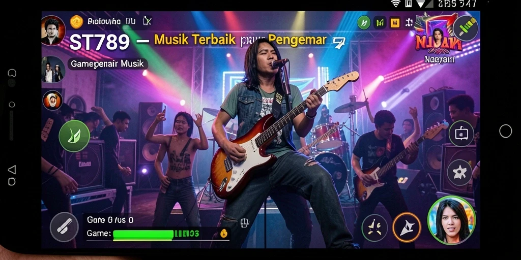 Tampilan gameplay ST789 yang penuh warna dan interaktif.
