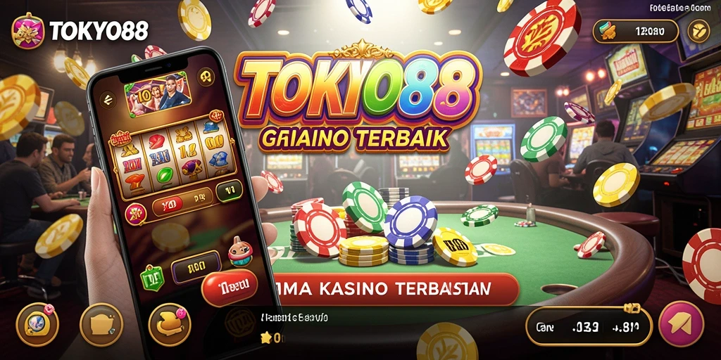 Screenshot gameplay TOKYO88 menampilkan momen mendebarkan saat bermain kasino.