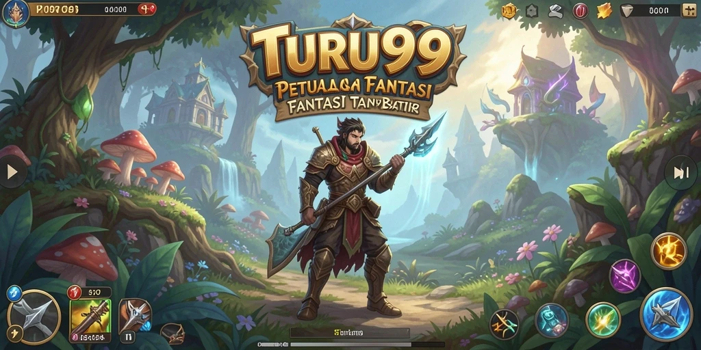 Tangkapan layar gameplay TURU99 menampilkan aksi seru dalam dunia RPG.