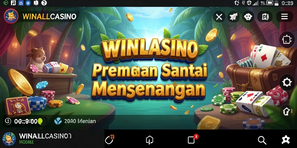 Tampilan gameplay menarik dari WINALLCASINO yang sederhana dan menyenangkan.